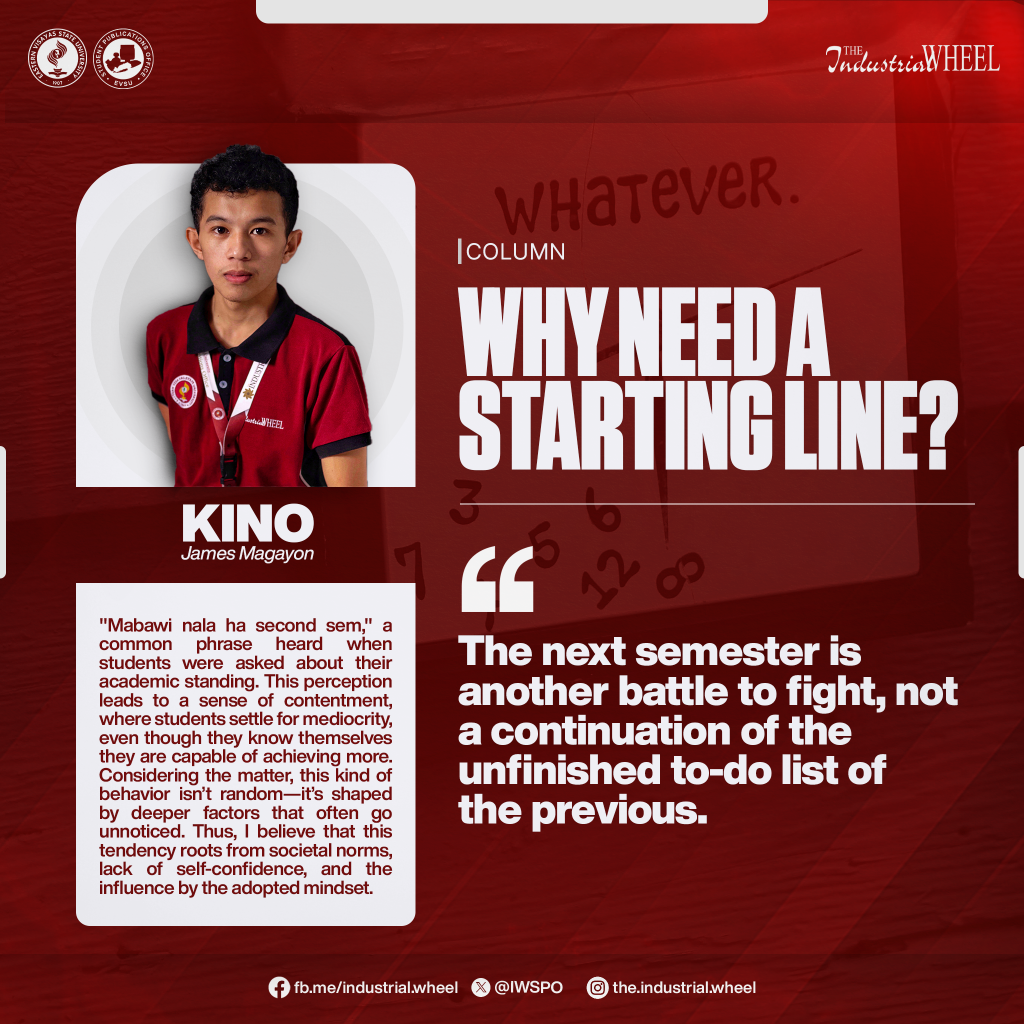 Why need a starting line?