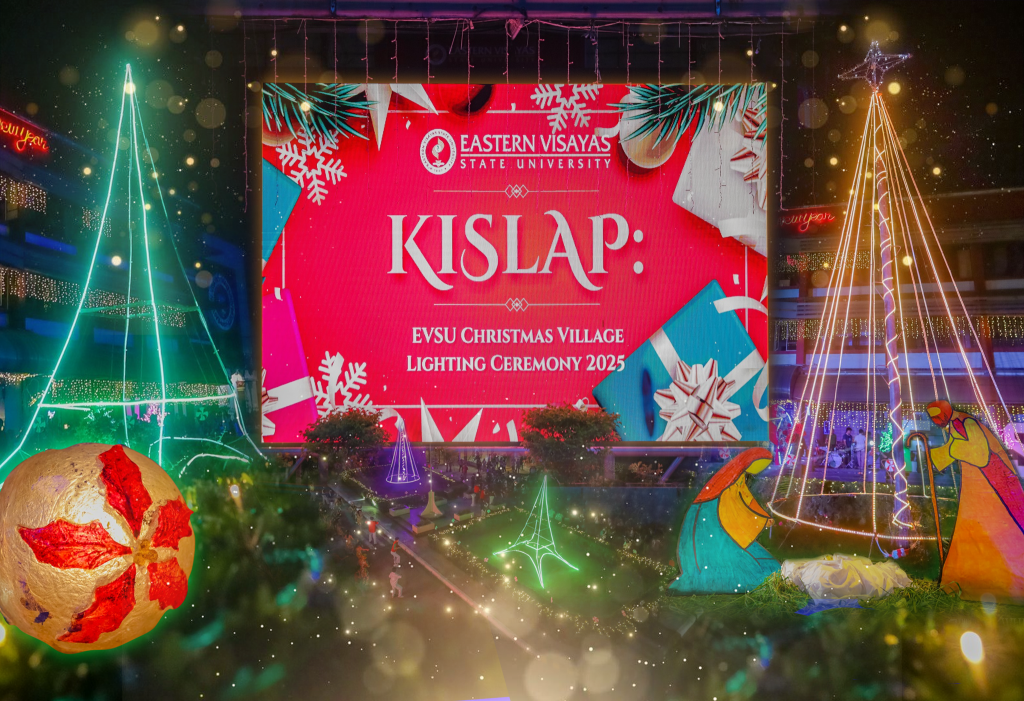 EVSU marks start of Yuletide with dazzling ‘Kislap’ lighting, Christmas village launch