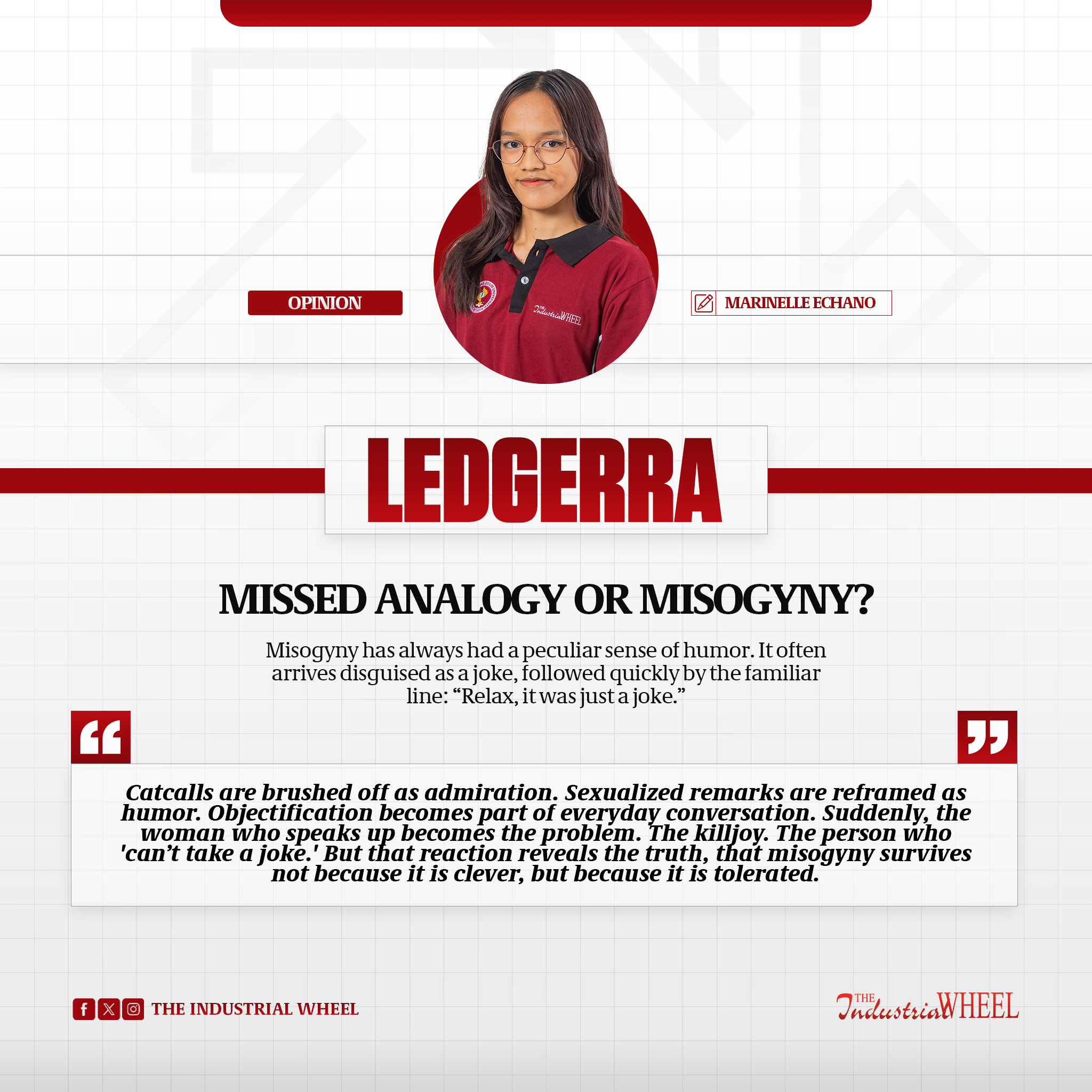 Missed Analogy or Misogyny?