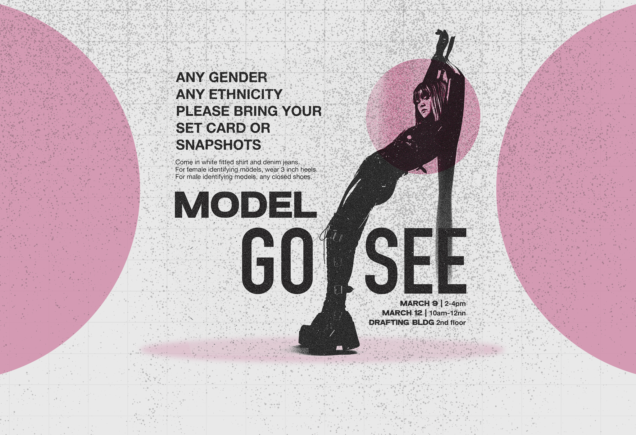 Student fashion designers call aspiring models for upcoming fashion show