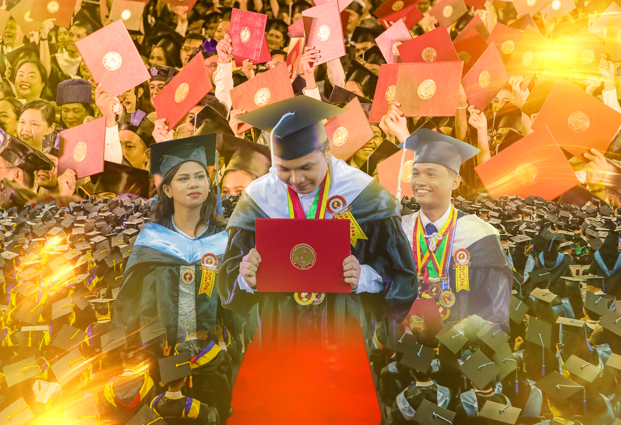 851 SAS, SED graduates conferred degrees in EVSU commencement rites Day 1