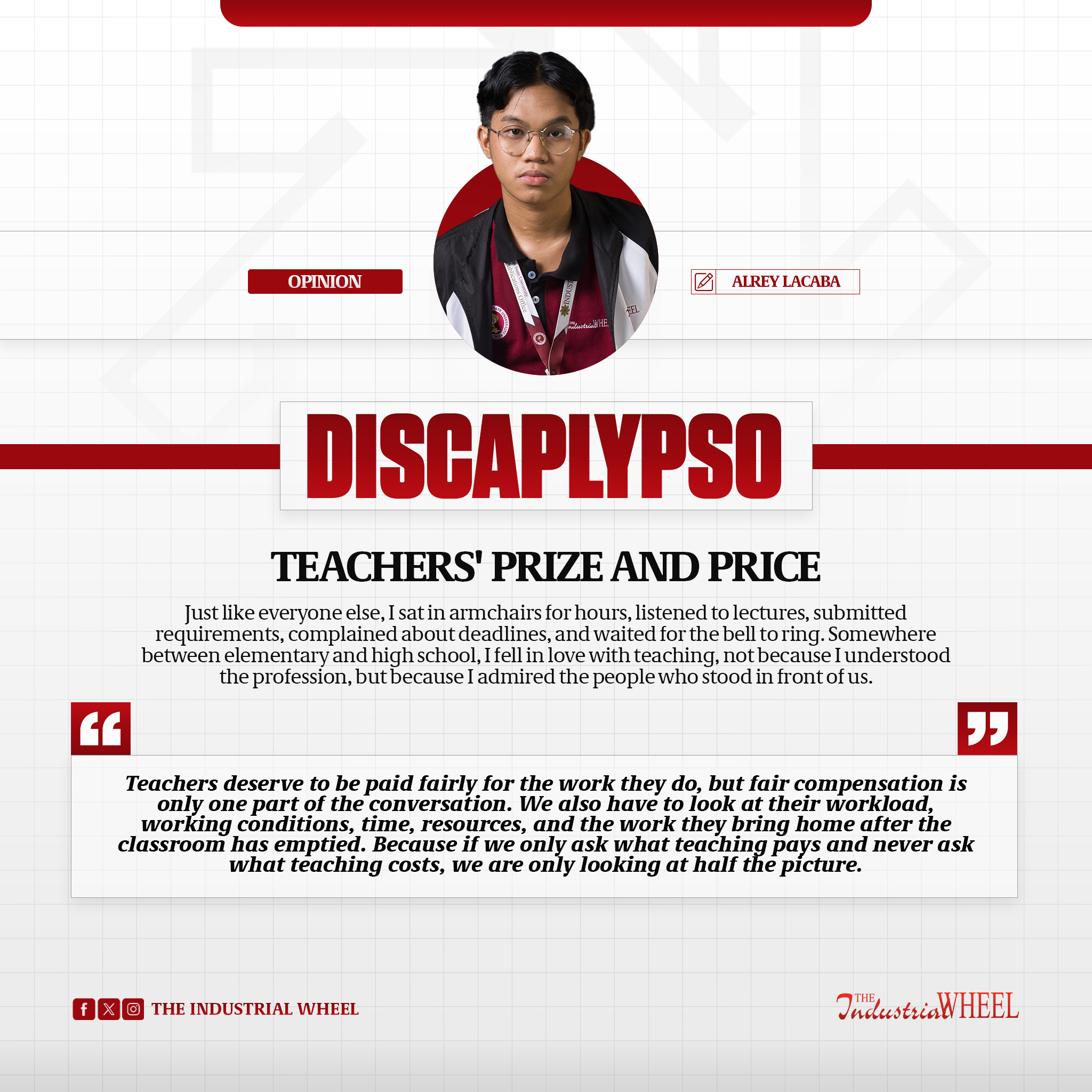 Teachers’ Prize and Price