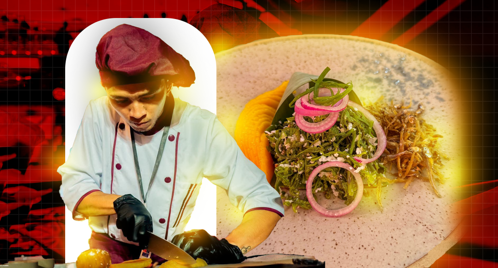 EVSU hospitality management major wins gold in regional salad tilt