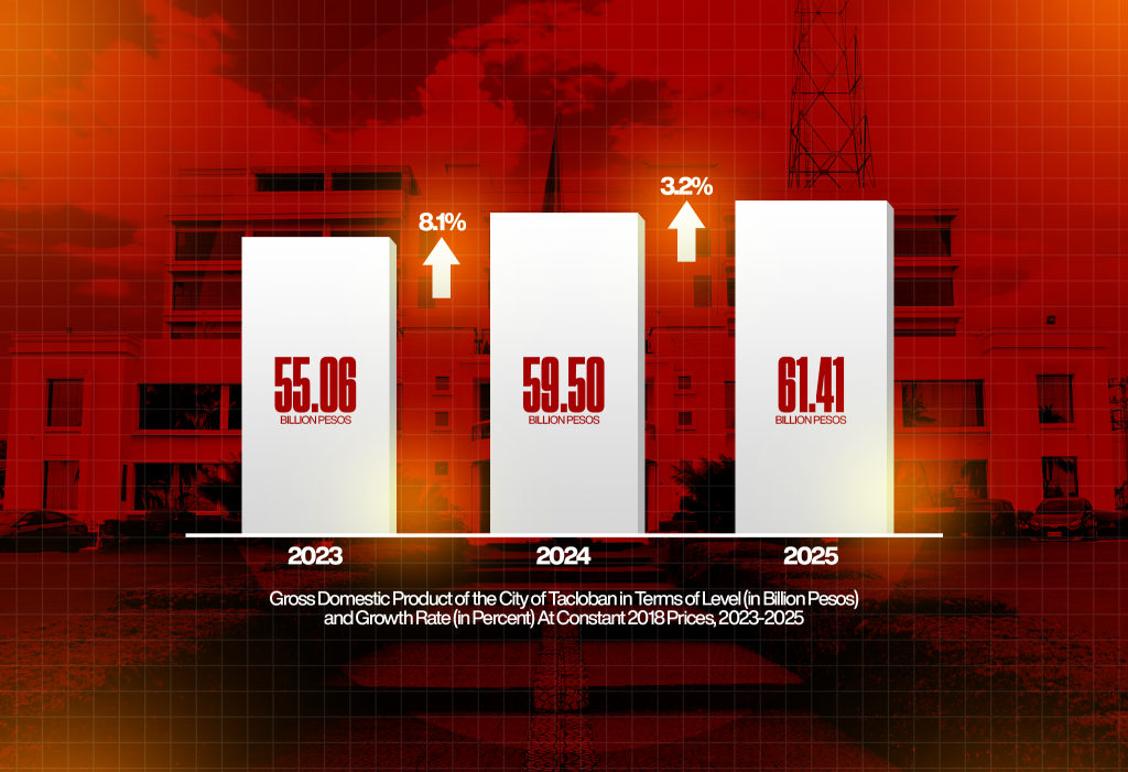 Tacloban records 3.2% economic growth; GDP reaches ₱61.41B